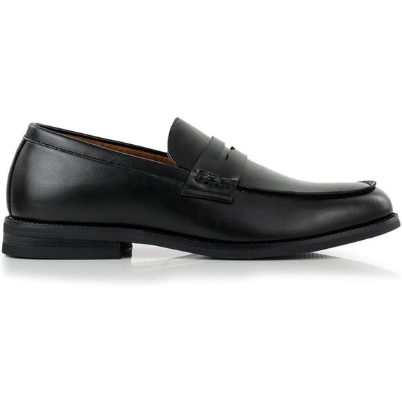 〽️Men\'s Suit Black Aldo Collection Slip On Penny Driving Moccasins Loafer main image 5